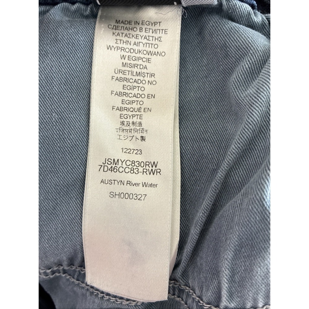 Seven 7 For All Mankind Austyn Mens Straight Jeans Denim 33x33. Dark Wash - Picture 8 of 9